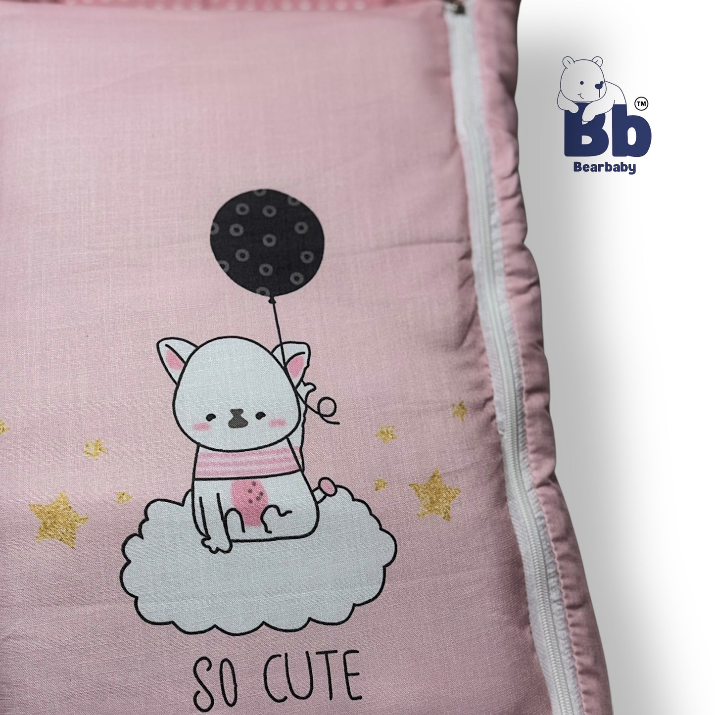 3 in 1 Baby Bed Sleeping Bag & Carry Nest Infant Portable Bassinet for Baby Carrying-So cute