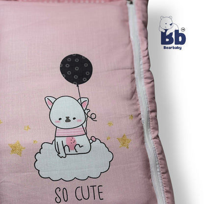 3 in 1 Baby Bed Sleeping Bag & Carry Nest Infant Portable Bassinet for Baby Carrying-So cute