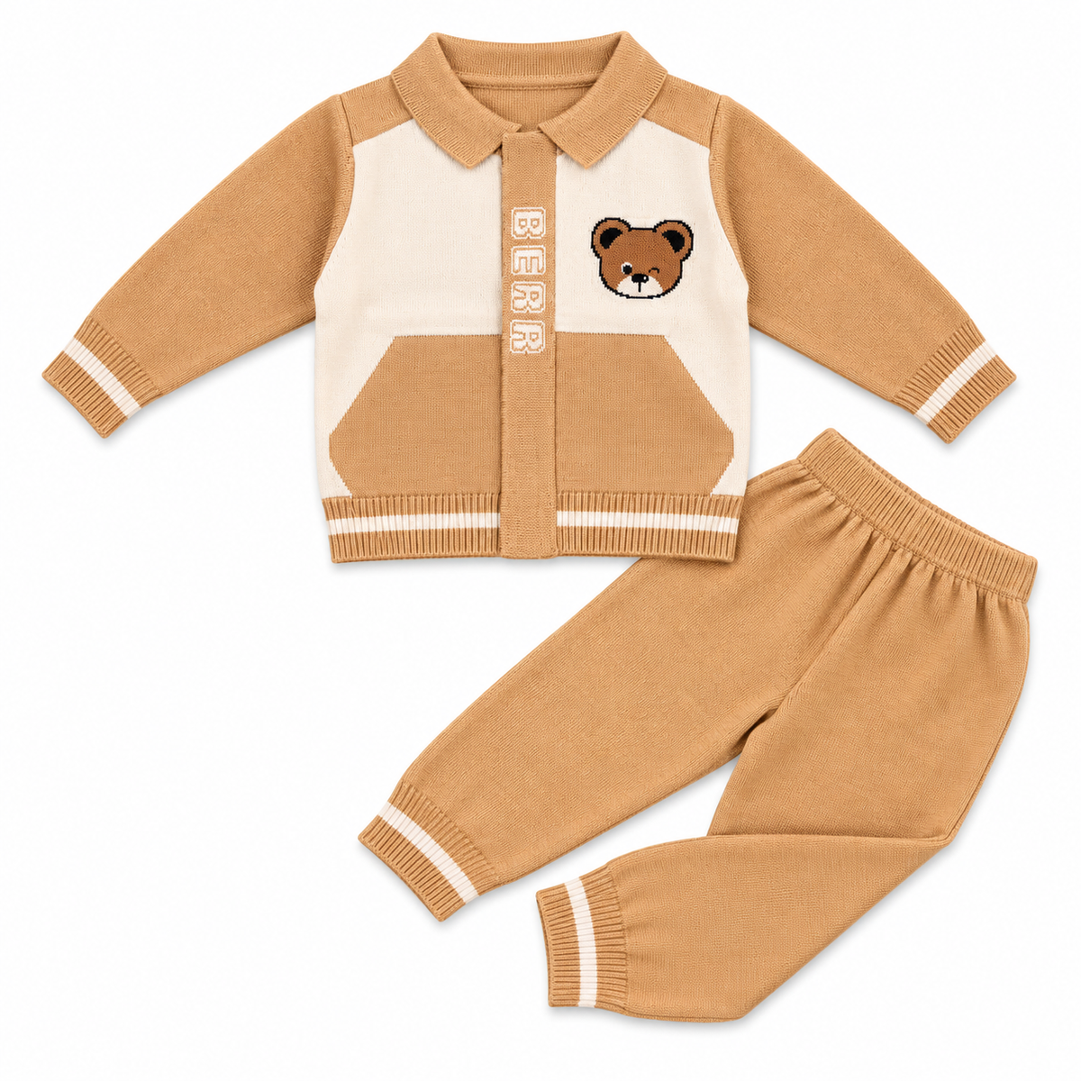 Bearbaby Baby Winter Outfit Set | Full Sleeve Top & Matching Pants ---8