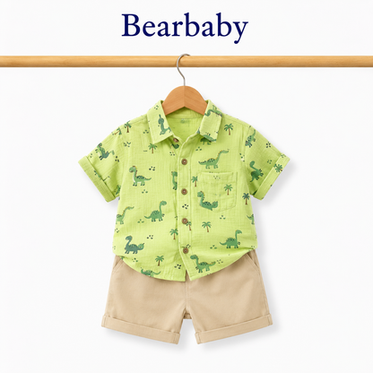 Bearbaby Ocean Adventure Baby Shirt & Shorts Set | 12 Months–4 Years   -14