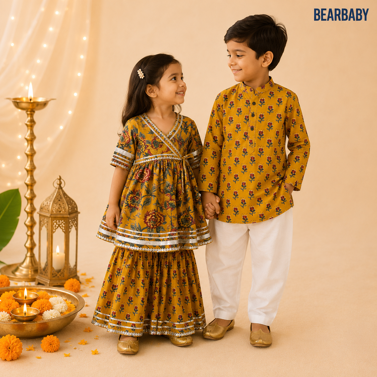 Sindoor Gulnaar Bageecha sibling set bundle