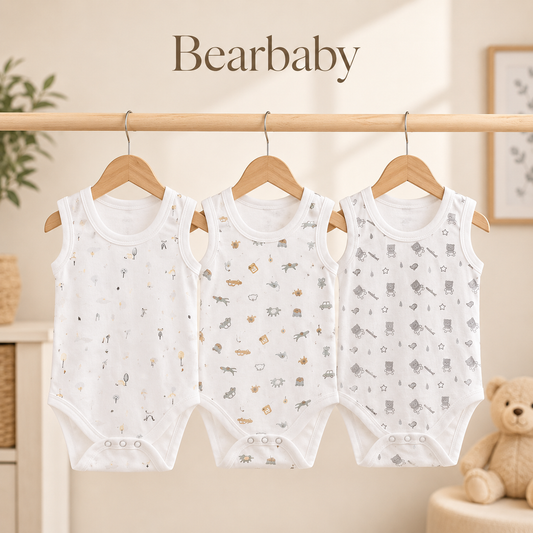 Toddler Romper Pack 3 6M-9M | ASSORTED PRINTS 5