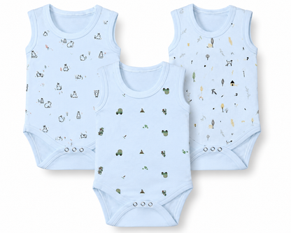 Premium Romper Pack 3 9M-12M | Assorted Prints