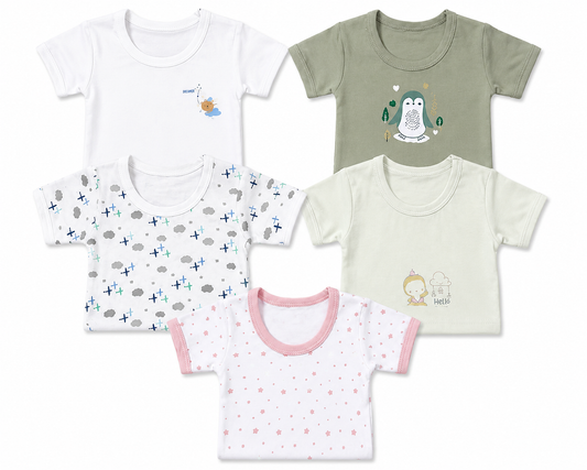 Baby Jumpsuit Pack 5 6M-9M | Assorted Prints