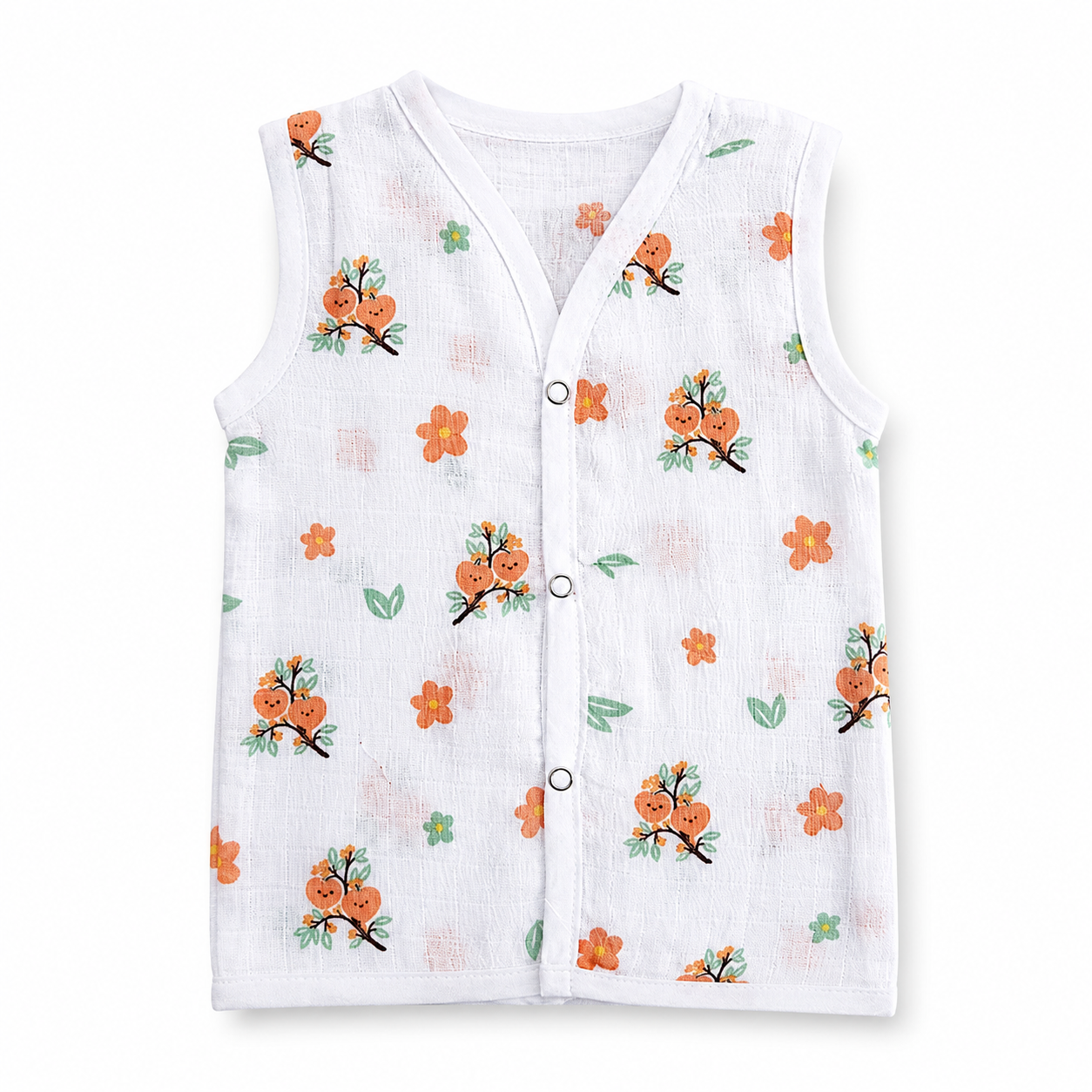 Newborn Jhabla Set Cotton – Pack of 5 Printed Jhablas | 3–6 Months