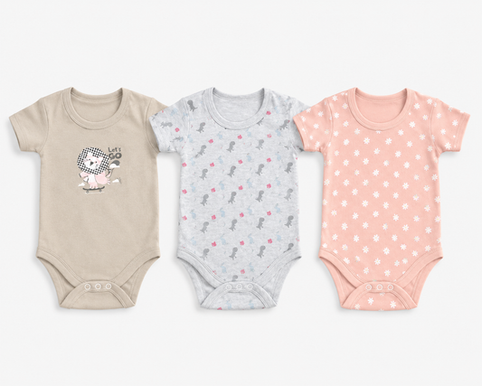 Baby Outfit Pack 3 6M-9M | ASSORTED PRINTS 4