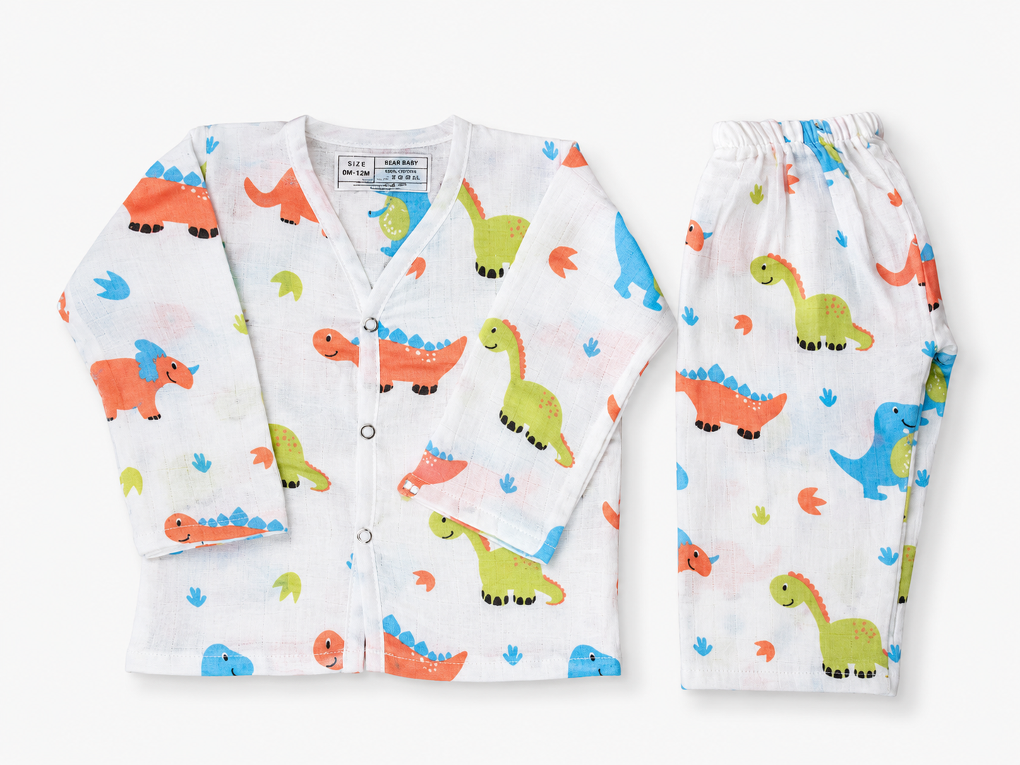 Premium Baby Nightwear 9M-12M | Rhino Print