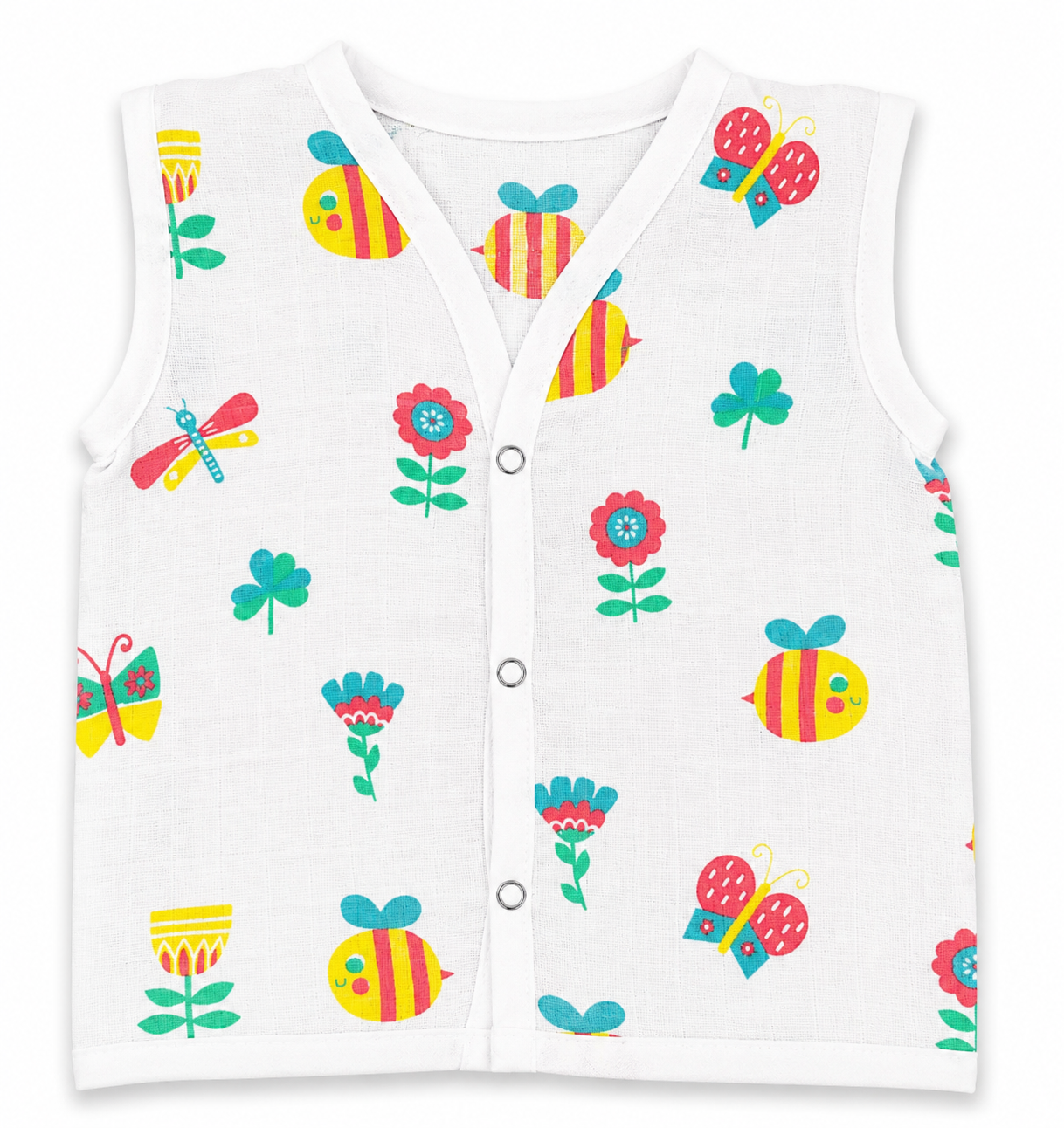 Soft Cotton Baby Jhabla 0-3M Combo 3 | Dino Prints