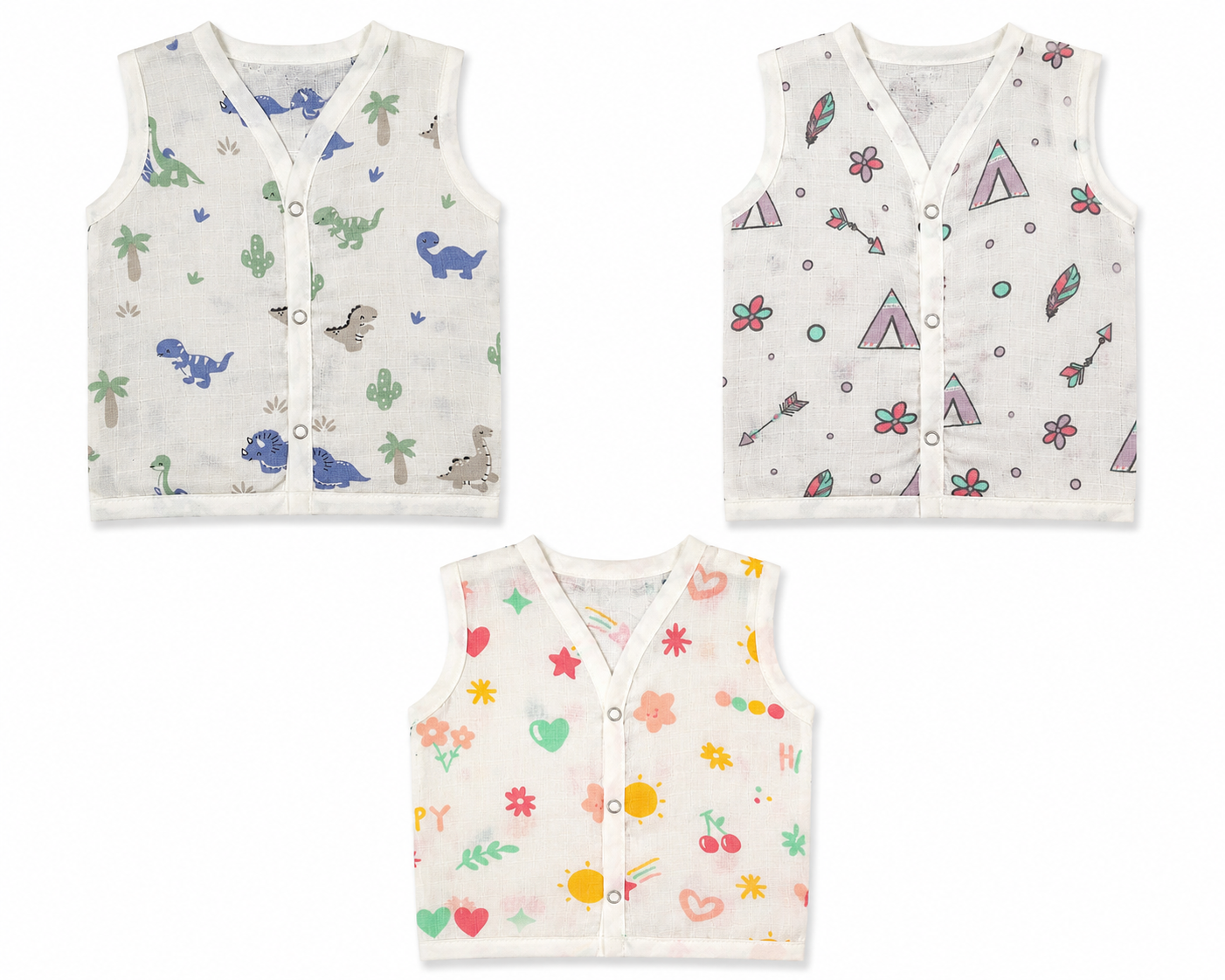 Breathable Baby Pack 3 0M-3M | Assorted Prints