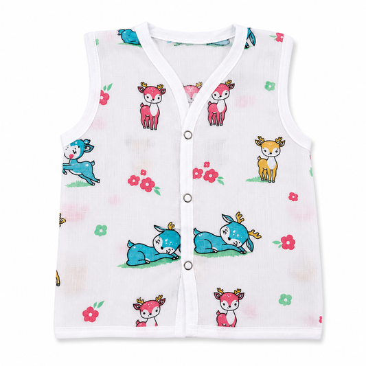 Soft Baby Jhabla Pack of 3 – Lightweight Cotton | Size 3–6 Months