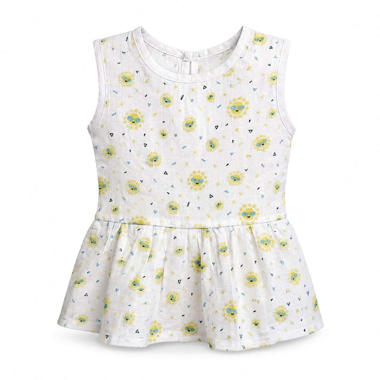 Muslin Baby Frock Pack 3 3M-6M | Assorted Prints 3