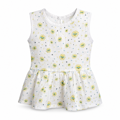 Muslin Baby Frock Pack 3 3M-6M | Assorted Prints 3