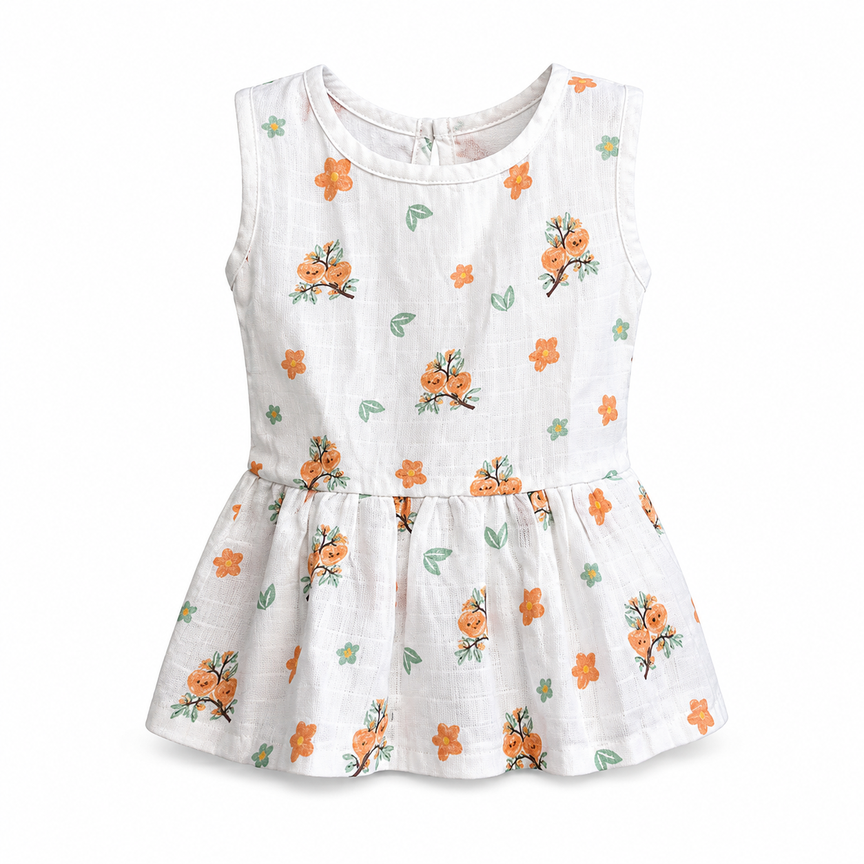 Soft Muslin Baby Frock 3M-6M Pack 3 | Assorted Prints 4