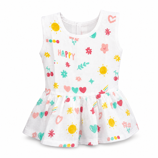 Baby Summer Frock Pack 3 3M-6M | Pastel Prints