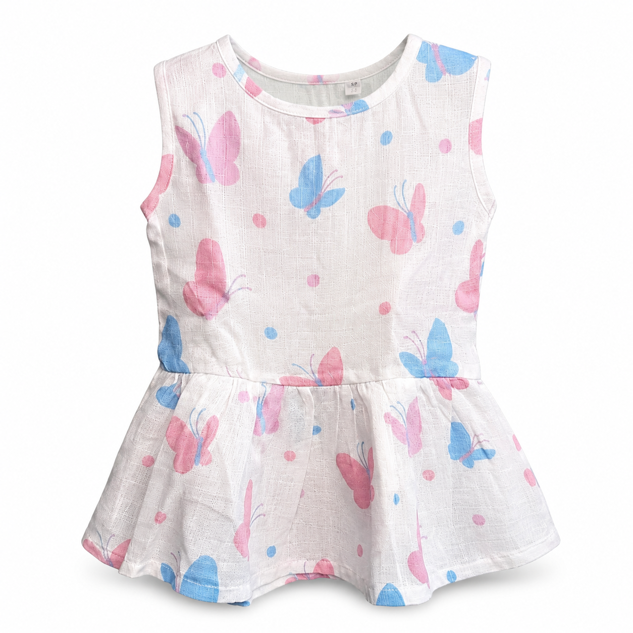 Soft Cotton Baby Frock Pack of 2 – Organic Assorted Prints | 3–6 Months