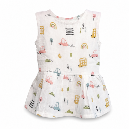Baby Summer Frock Pack 3 6M-12M |Assorted Prints 3