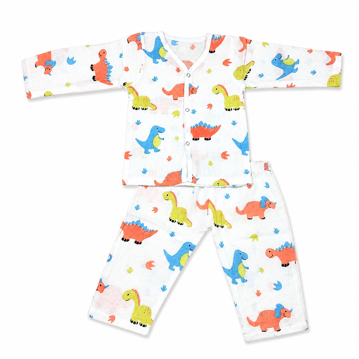 Premium baby nightwear 9M-12M with rhino print organic cotton sleepwear