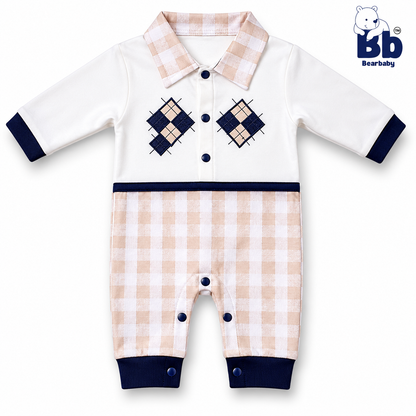 Baby Jumpsuit Combo Pack 3 6M-9M | Assorted Prints 1
