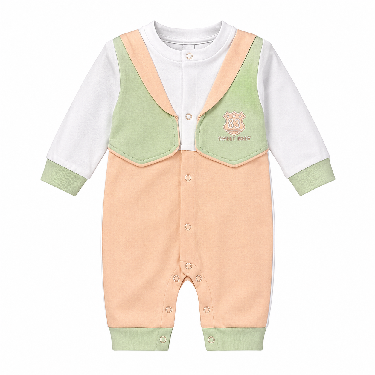 Baby Jumpsuit Combo Pack 3 6M-9M | Assorted Prints 1