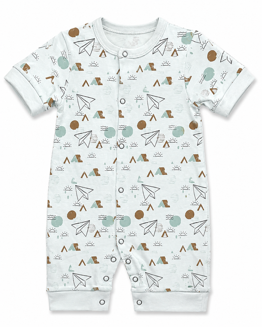 Soft Baby Romper Pack 3 9M-12M | Assorted Prints 7