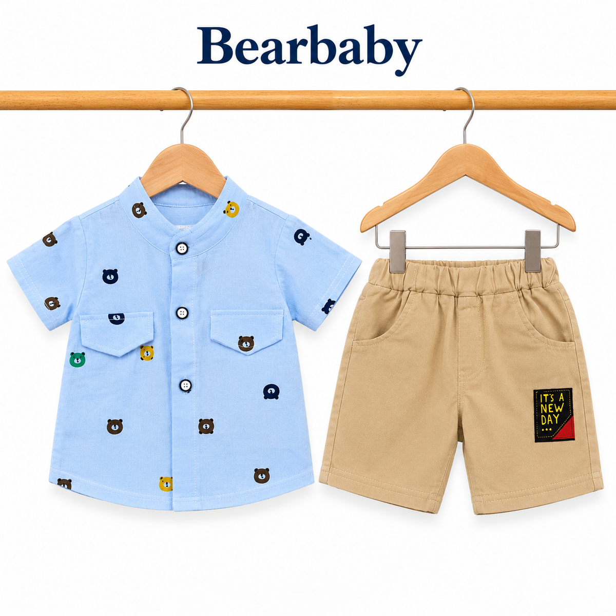 Bearbaby Ocean Adventure Baby Shirt & Shorts Set | 12 Months–4 Years   -14