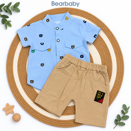Bearbaby Ocean Adventure Baby Shirt & Shorts Set | 12 Months–4 Years   -14
