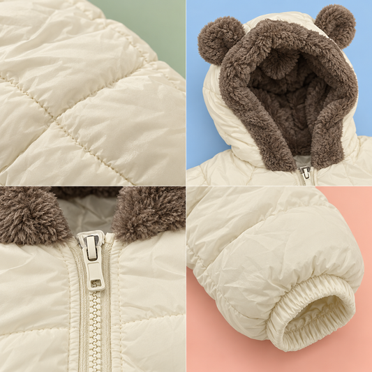 Bearbaby Baby Winter Snowsuit | Hooded Padded Full Body Winter Suit ---19