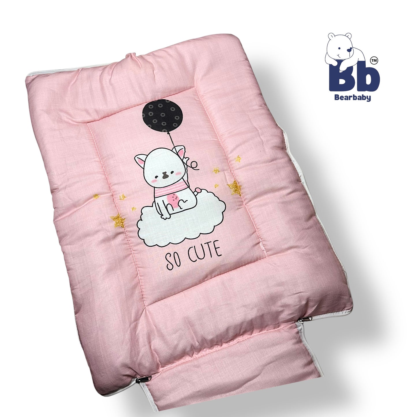 3 in 1 Baby Bed Sleeping Bag & Carry Nest Infant Portable Bassinet for Baby Carrying-So cute