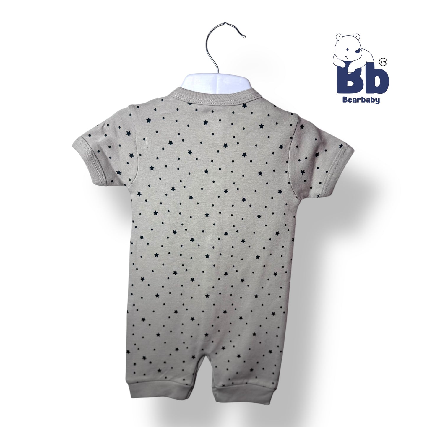 Baby Cotton Jumpsuit-UniSex 3m-6m-Combo Pack of 3-Assorted Prints 4