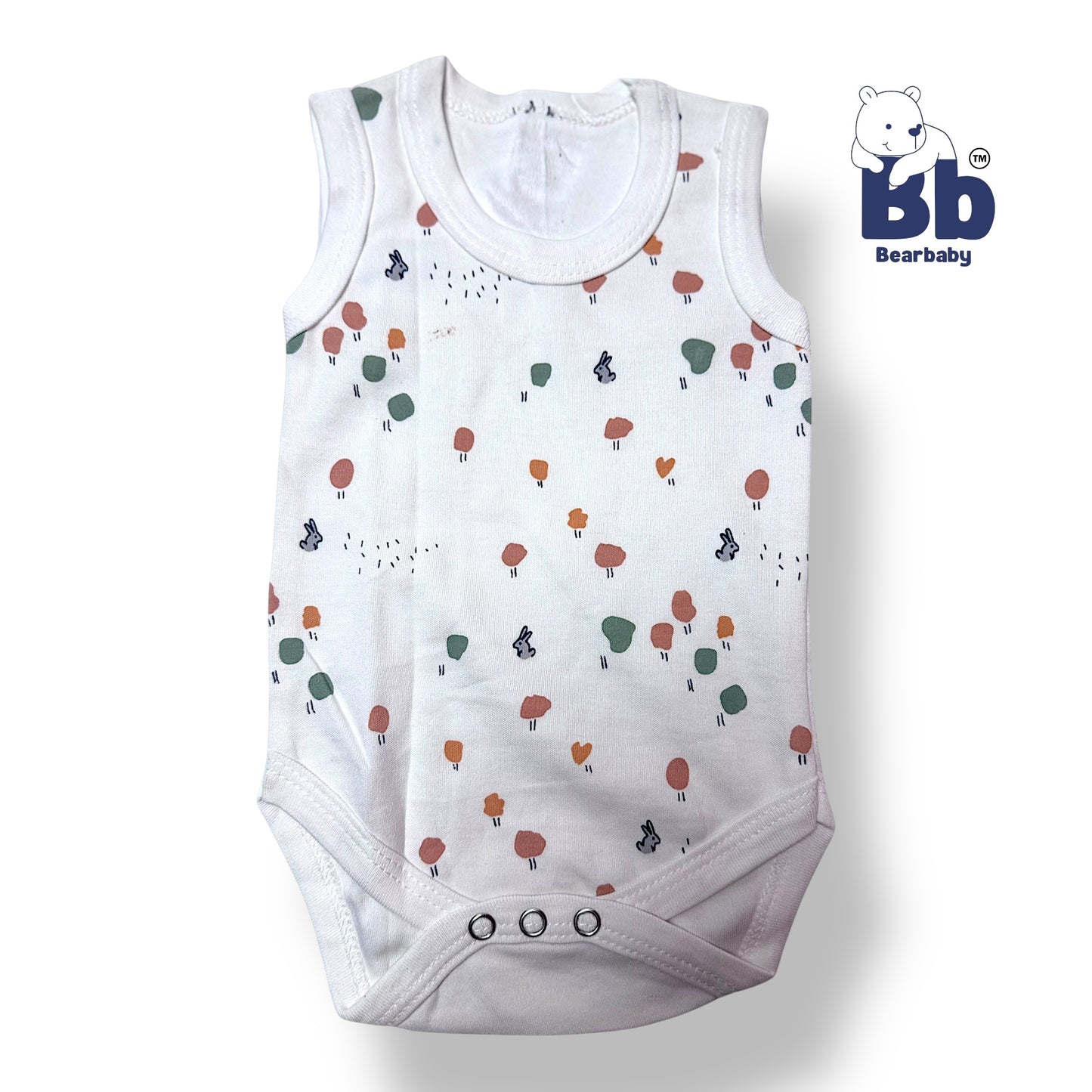 Combo Pack of 6 -Baby Cotton Roamper/UniSex 0m-3m-6-Assorted Prints-White shade 3