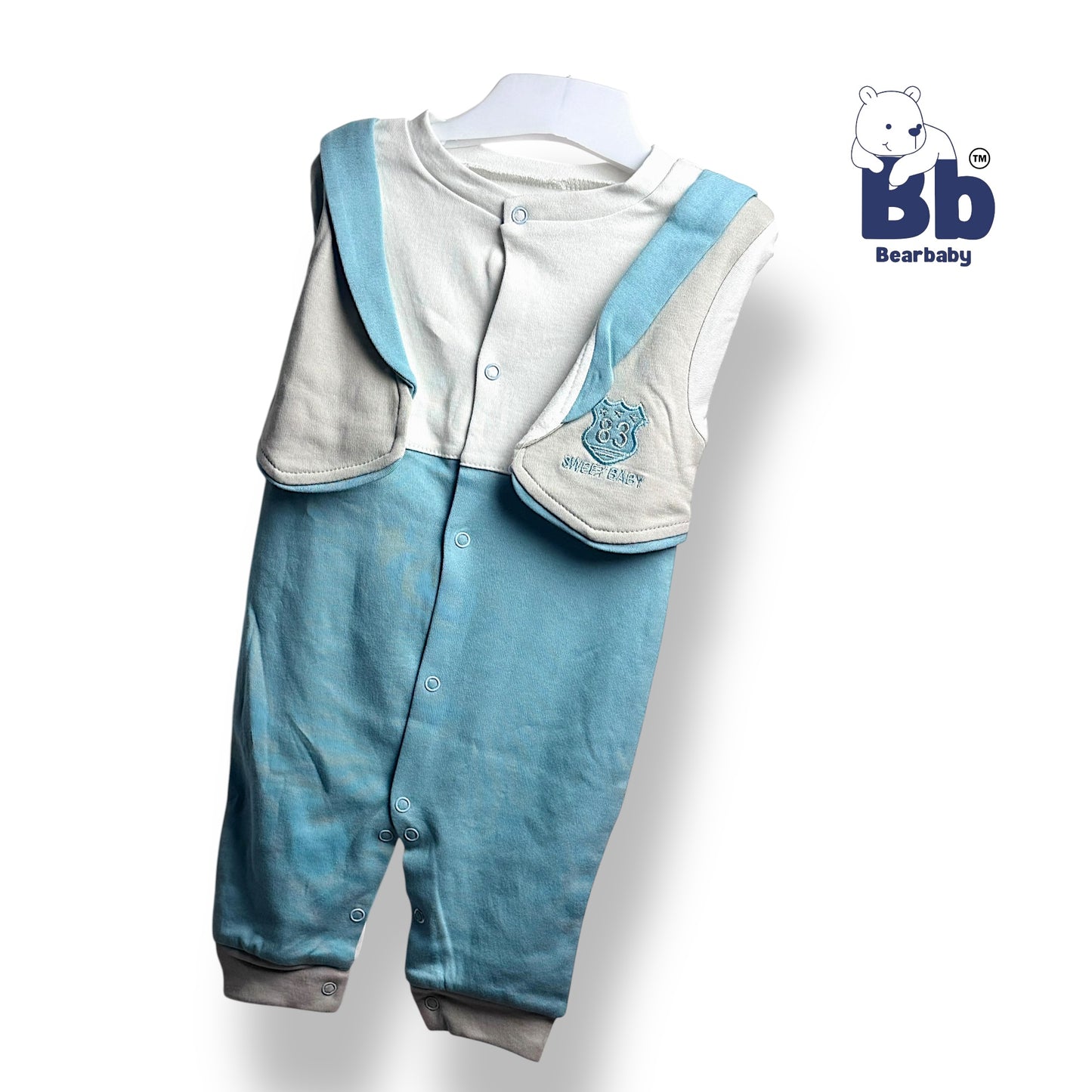 Baby Cotton Jumpsuit-UniSex 9m-12m-Combo Pack of 2-Assorted Prints 4