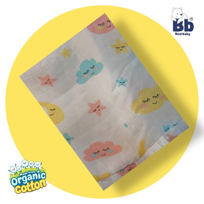 Baby Girl Organic Cotton Sleeveless Frock-Size6M-12M-Combo Pack of 2-Assorted Prints 5