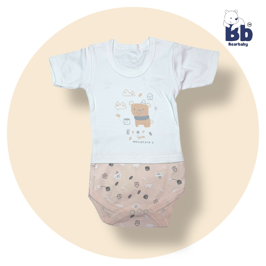 Baby Cotton Roamper Half Sleev/UniSex -Size 6M to 9M-Combo Pack Of 5-Multi Print