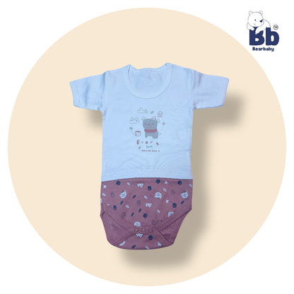 Baby Cotton Roamper Half Sleev/UniSex -Size 9M to 12M-Combo Pack Of 5-Multi Print