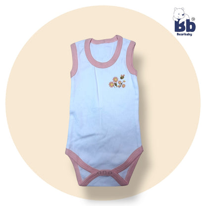 Baby Cotton Roamper Sleevless/UniSex -Size 9M to 12M-Combo Pack Of 3-Multi Print