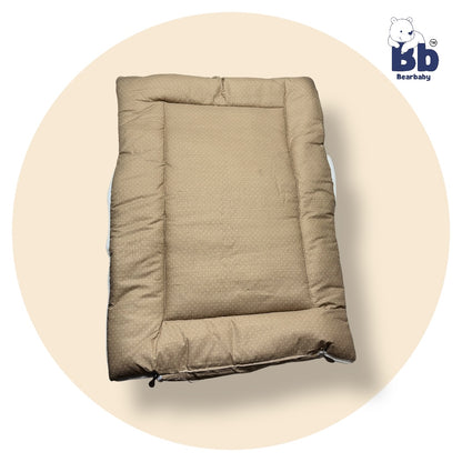 Premium Embroidery Print 3 in 1 Baby Bed Sleeping Bag /Carry Nest/Mattress