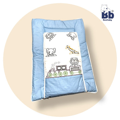 Premium Embroidery Print 3 in 1 Baby Bed Sleeping Bag /Carry Nest/Mattress