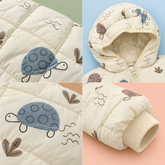 Bearbaby Baby Hooded Winter Jacket | Warm Full Sleeve Winter Coat ---16